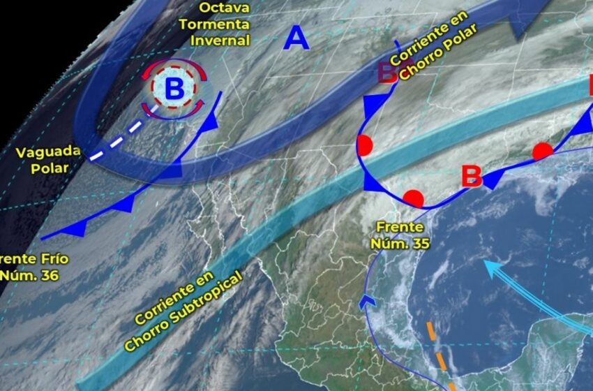  Frente Frío 36: ¿Qué estados tendrán REMOLINOS hoy domingo 26 de febrero?