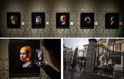  Exhiben en La Haya cuadro de IA inspirado en La joven de la perla, de Vermeer