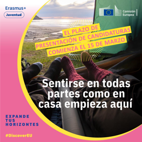  Lanzamiento de la convocatoria DiscoverEU del programa Erasmus+