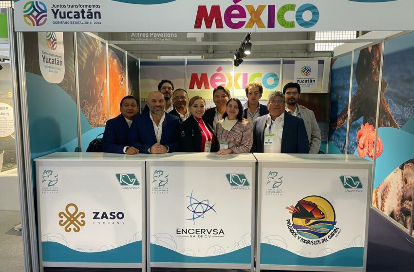  Yucatán presente en evento comercial del sector pesquero más grande del mundo