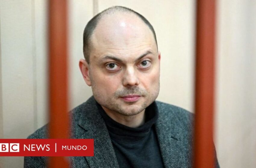  Condenan a 25 años de cárcel por «traición» al opositor ruso Vladimir Kara-Murza