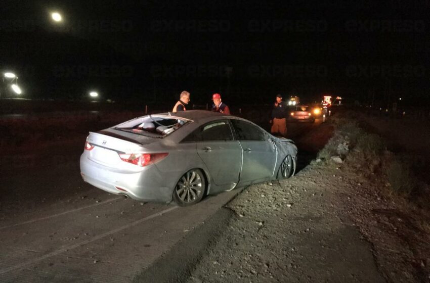  Se registra accidente automovilístico en el tramo carretero Hermosillo-Guaymas – Opinión Sonora