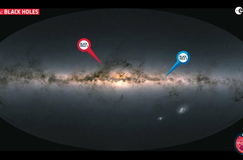  Descubren dos raros agujeros negros muy cerca de la Tierra