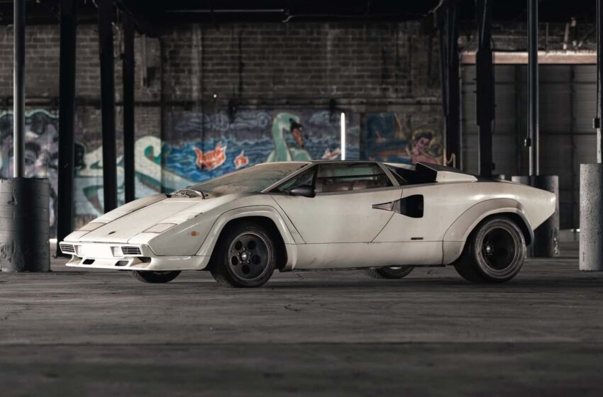  Este Lamborghini Countach de 1982 es rescatado del olvido