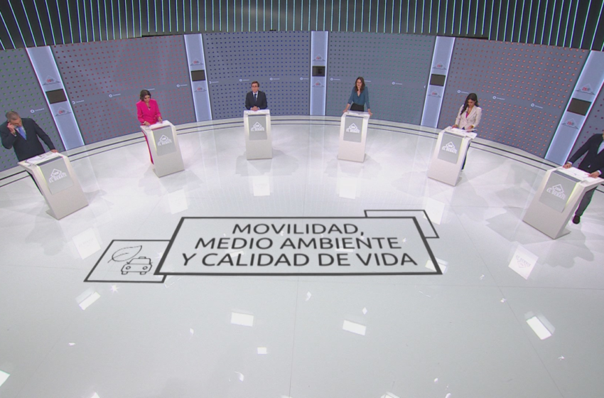  Movilidad y medio ambiente, los candidatos a la Alcaldía de Madrid responden en Telemadrid