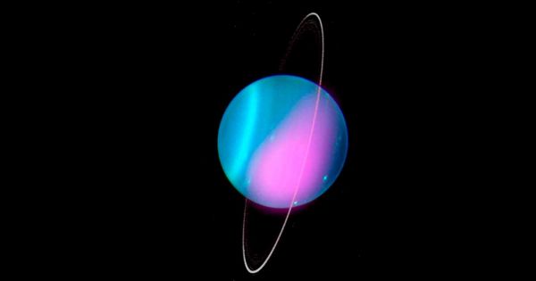  Fenómeno espacial: la NASA mostró imágenes del primer ciclón polar en Urano