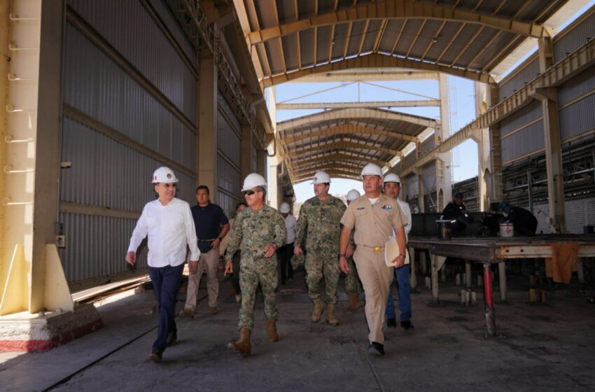  Gobierno de Sonora y Secretaría de Marina supervisan obras del puerto de Guaymas