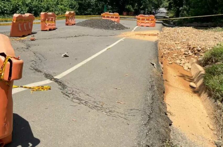  Ojo: habrá cierres en la troncal que conecta Antioquia con el Caribe por daños en el asfalto …