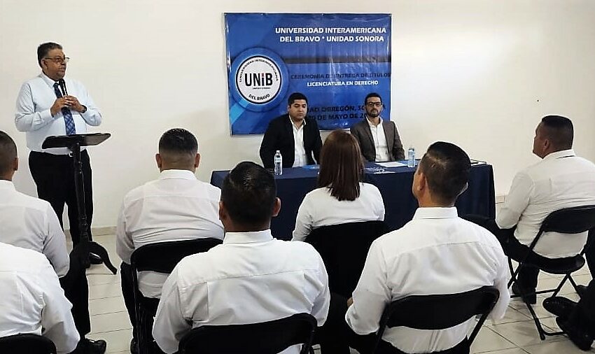  ENTREGA UNIB TITULOS DE LICENCIATURA EN DERECHO – Noticias Obregón Sonora