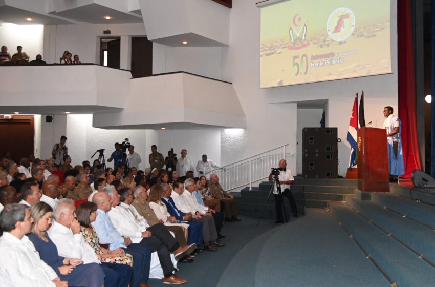  La defensa de la causa saharaui es principio inamovible para Cuba