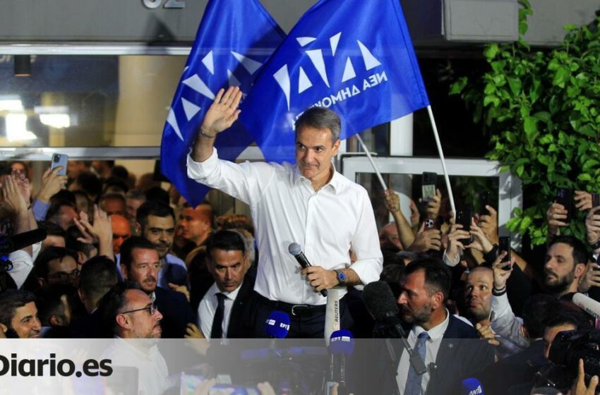  Los sondeos a pie de urna apuntan a una mayoría absoluta de la derecha en Grecia ante un nuevo retroceso de Syriza