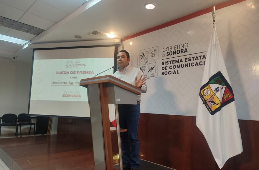  Anuncia Sidur avance en diversas obras en Sonora