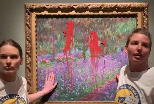  Vandalizan cuadro de Monet en Estocolmo
