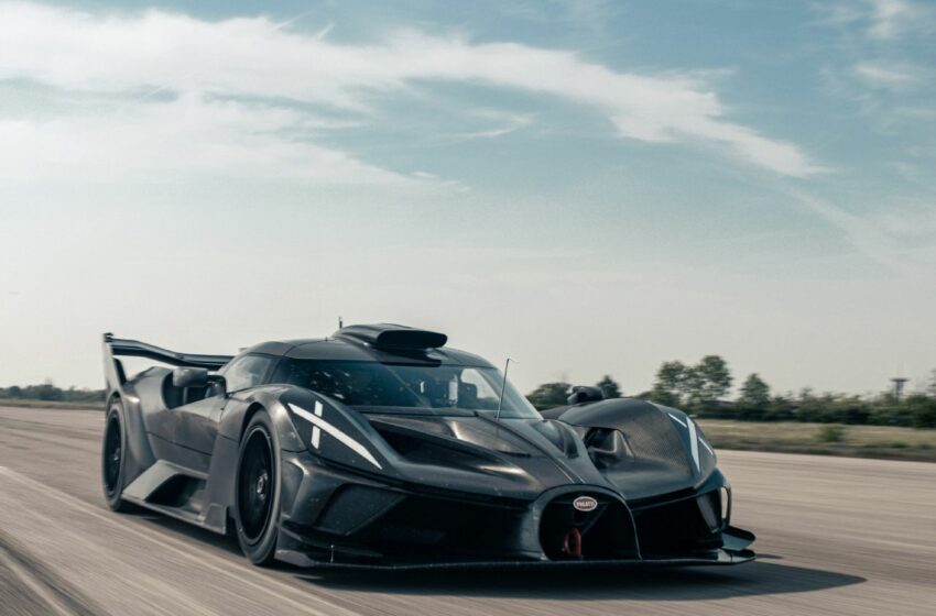  Ni en la Fórmula 1, el Bugatti Bolide desafía sus propios límites de la física con una aerodinámica brutal