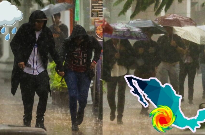  Fuertes lluvias: Nueva tormenta tropical llega a México; estos estados serán afectados