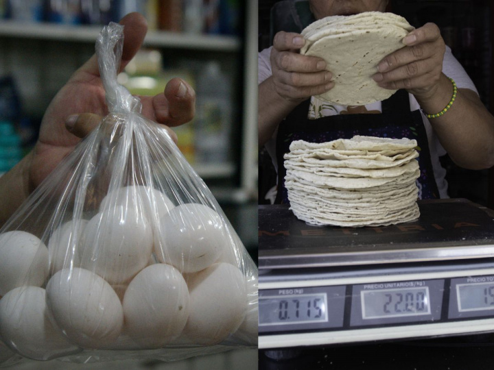  Inflación da un respiro a los mexicanos; precio del huevo y tortilla al alza | DineroenImagen