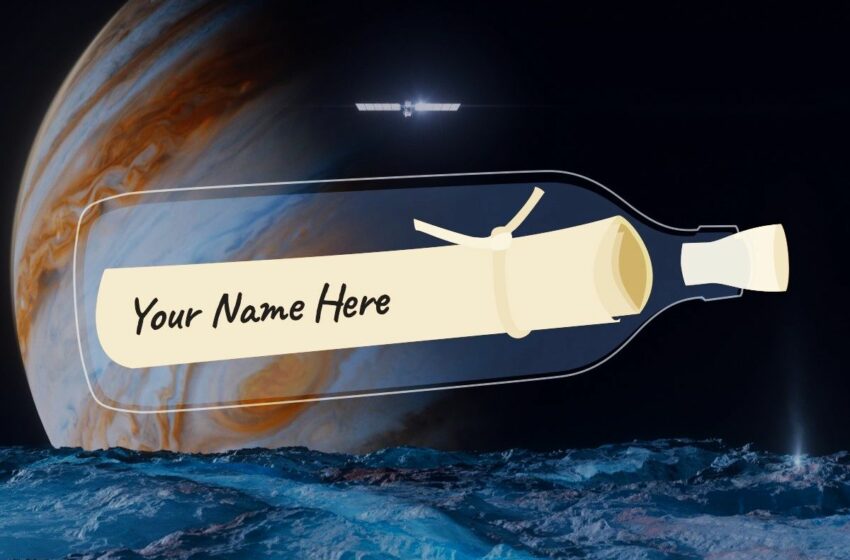  La NASA te invita a enviar tu nombre a la luna Europa de Júpiter, dentro de una botella