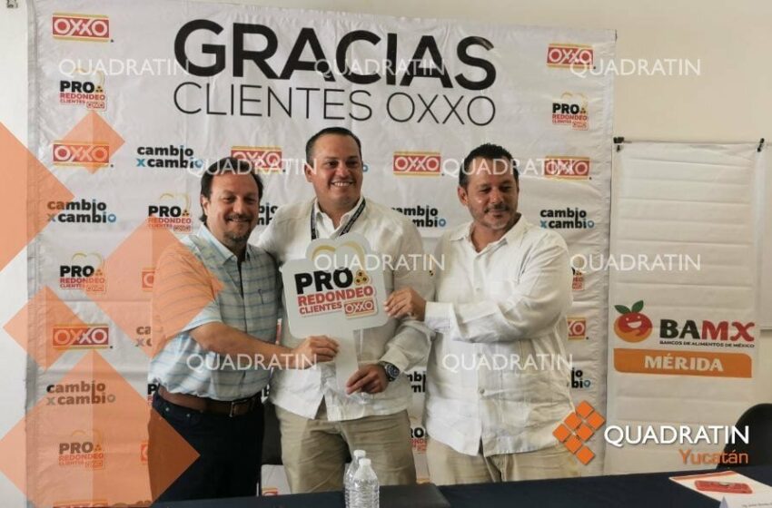  Redondeo en Oxxos de Mérida apoyará a Banco de Alimentos – Quadratín Yucatán