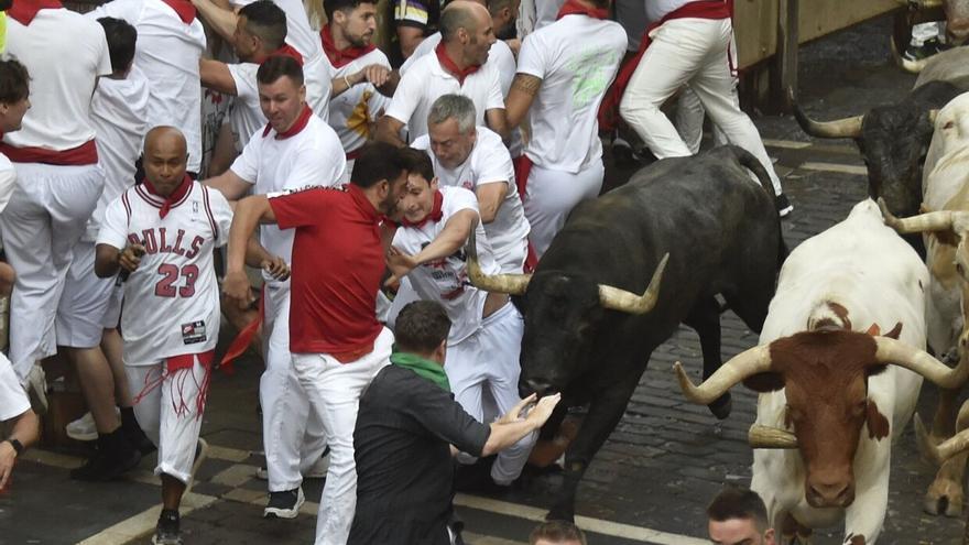 I.S.O, de Pamplona, herido en el 2º encierro de San Fermín: "Me he metido buena hostia"