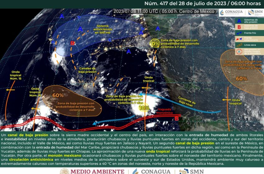  FIN DE SEMANA LLUVIOSO EN LA PENÍNSULA DE YUCATÁN – Sol Quintana Roo