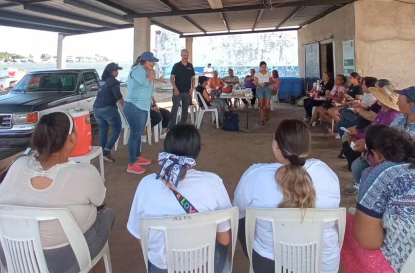 Oceana y SUCEDE se reúnen con pescadores y pescadoras de la bahía Santa María.