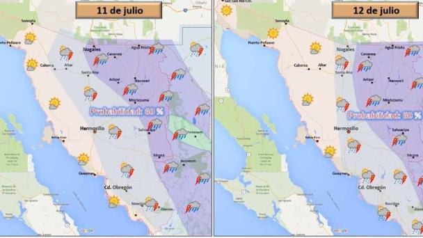  Clima en Sonora. Habrá lluvias, pero también calor – Diario del Yaqui