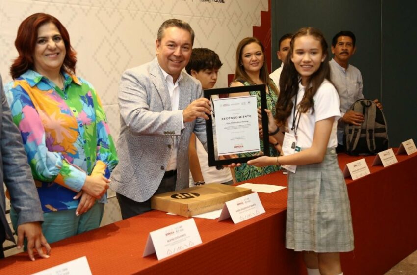  Premia Gobierno de Sonora a ganadores de la Olimpiada del Conocimiento Infantil 2023.