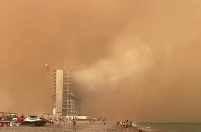  VIDEO | Impresionante tormenta de arena engulle Guaymas, Sonora | El Heraldo de México