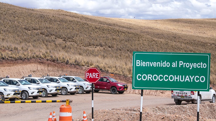  Harán una inversión de US$ 1500 millones en el proyecto Coroccohuayco en Perú