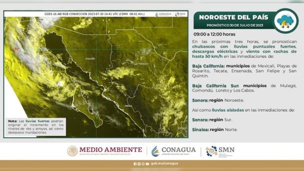  Clima en Sonora. Continuarán lluvias; Conagua proyecta precipitaciones dentro de las …