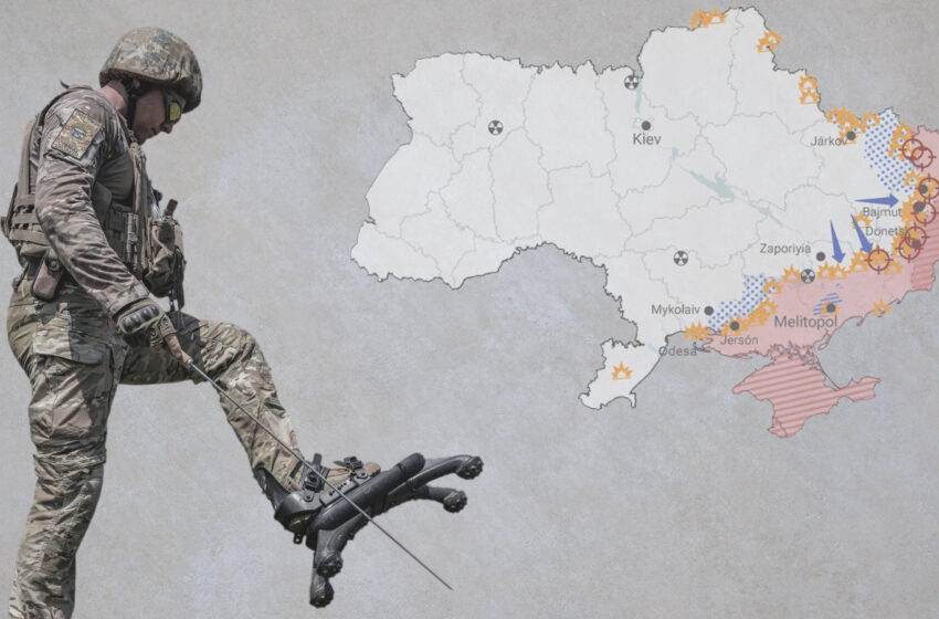  El mapa de la guerra: Los drones ucranianos concentran sus ataques en Crimea y el mar Negro
