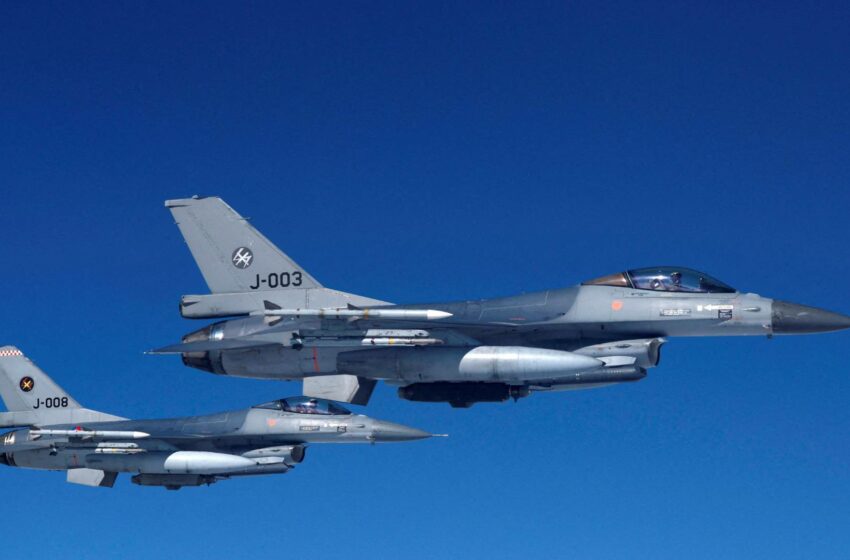  Estados Unidos empezará a entrenar a pilotos ucranianos en el manejo de F-16 en octubre