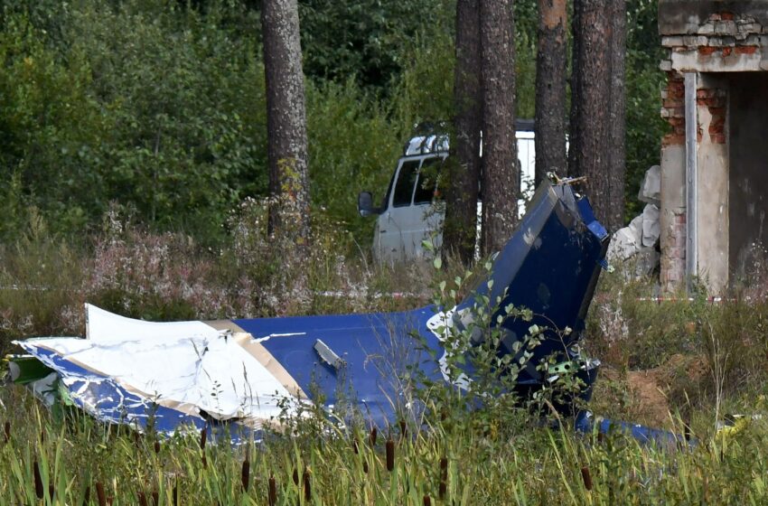  Encuentran las cajas negras del avión privado de Prigozhin que se estrelló en Rusia