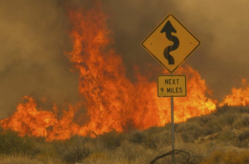  Contienen parcialmente enorme incendio forestal en California-Nevada