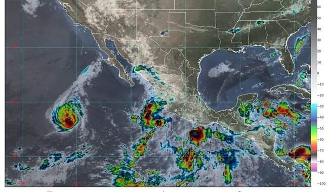  Intensas lluvias en Chiapas, Oaxaca, Tabasco y Veracruz, alerta de ciclón