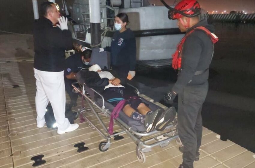 Auxilian a pescador con quijada herida tras sufrir accidente | Periodico El Vigia