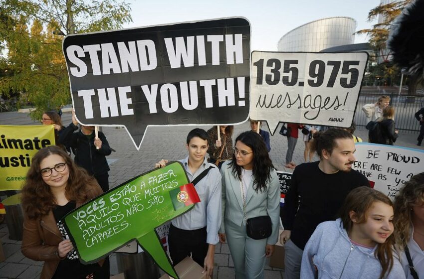  Seis jóvenes denuncian a 32 gobiernos por inacción climática