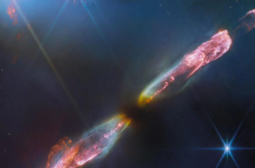  James Webb capta los brillantes chorros supersónicos de una joven estrella