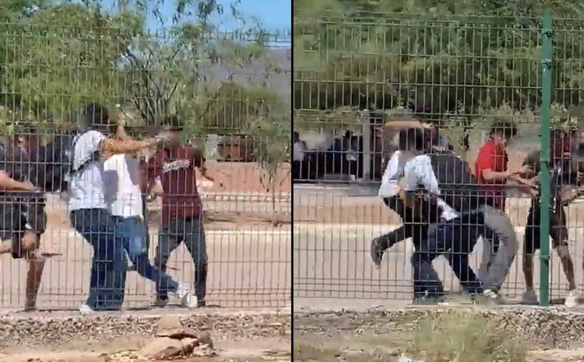  VIDEO: Golpean y acuchillan a estudiante de CBTIS en Guaymas, Sonora; hay 4 detenidos