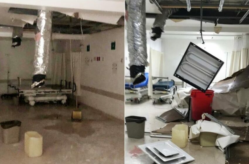  Lluvia provoca colapso de techo en hospital del IMSS en Nogales, Sonora – Tabasco HOY