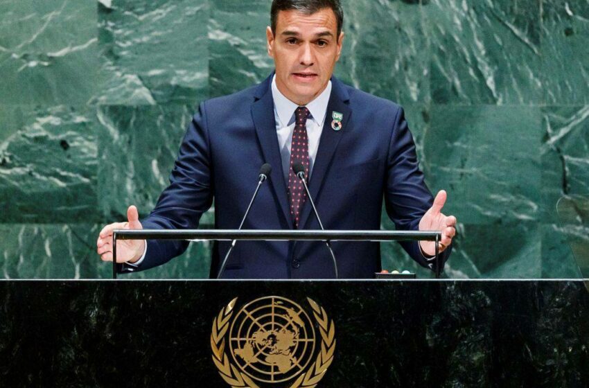  Pedro Sánchez llega a Nueva York para participar en la semana de alto nivel de la ONU