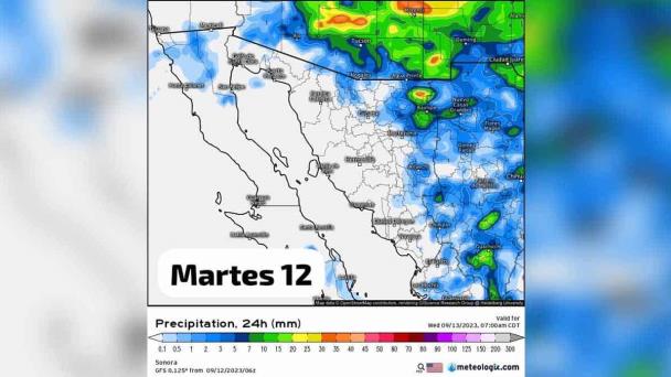  Clima Sonora. Continúan las probabilidades de lluvia en todo el estado – Diario del Yaqui