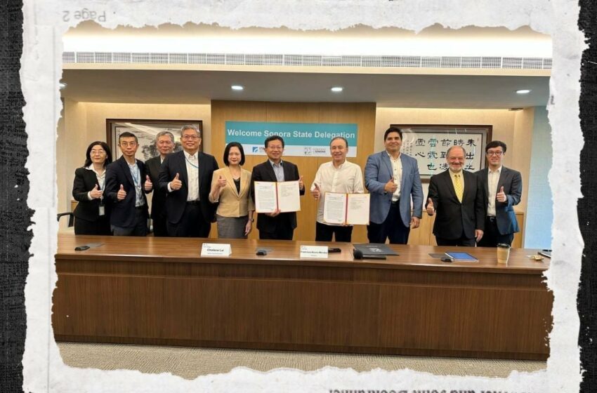  Sonora y el ITRI de Taiwán logran acuerdo para la innovación tecnológica: Durazo