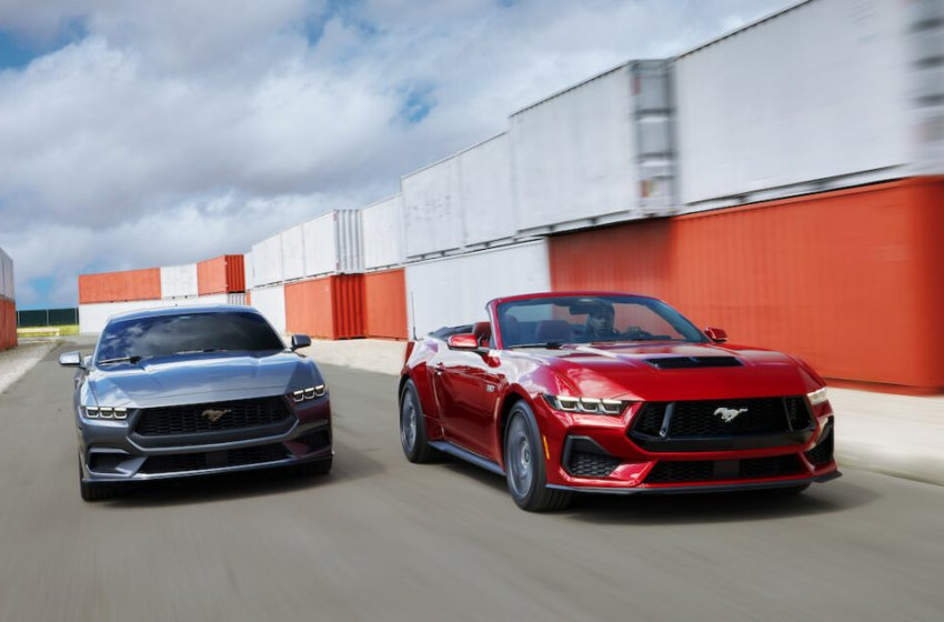  Ford va a contracorriente y lanza un Mustang renovado con un potente motor V8