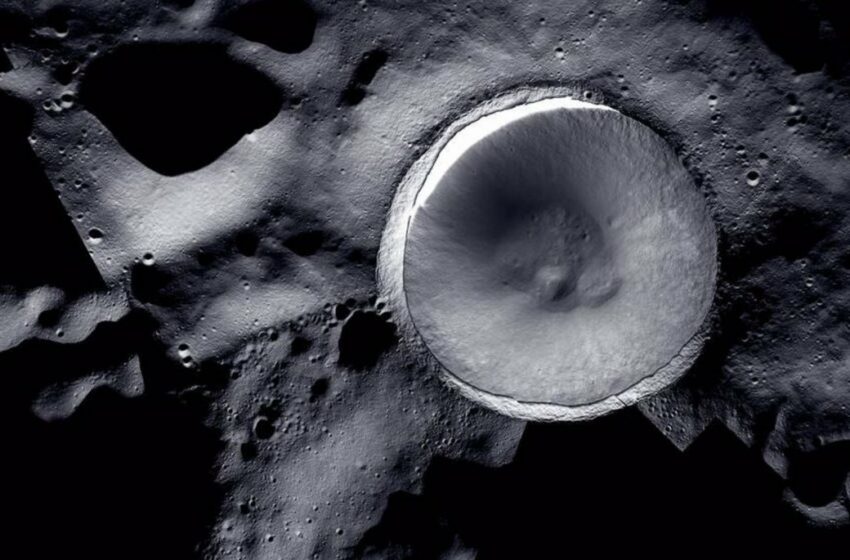  Sin precedentes: la NASA revela fotografía del polo sur de la Luna