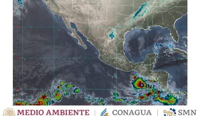  Lunes con lluvias torrenciales en Chiapas, Puebla, Tabasco y Veracruz