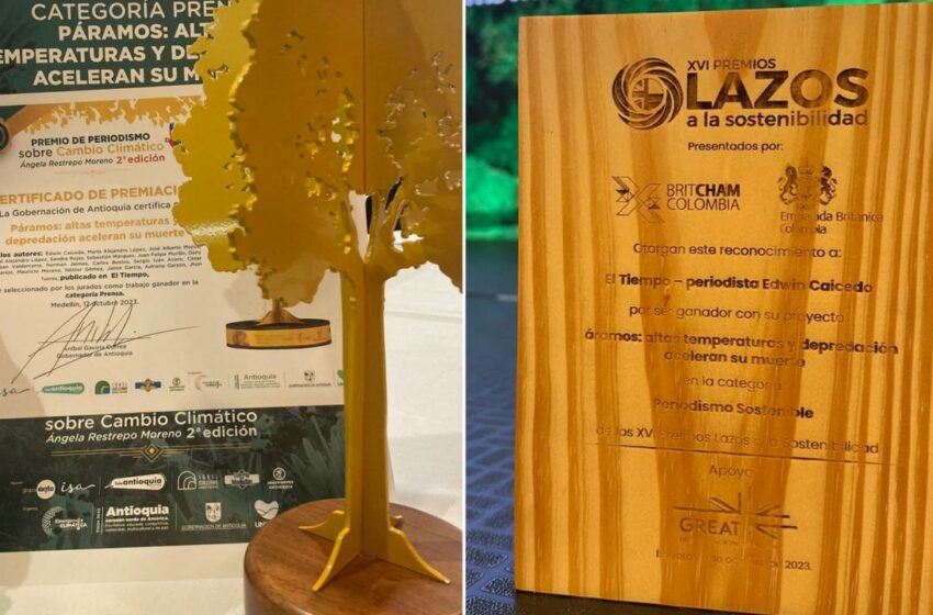  EL TIEMPO recibe dos premios de periodismo ambiental por su especial de páramos