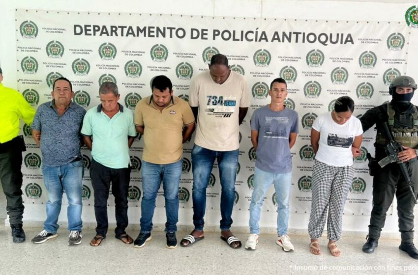  Antioquia: un brasileño y un inspector de Policía integraban red de minería ilegal