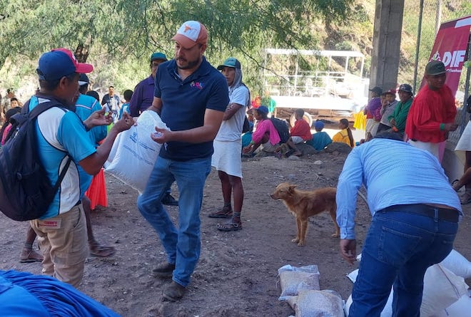  Entregan alimentos a familias afectadas por sequía extrema en Batopilas – La Jiribilla