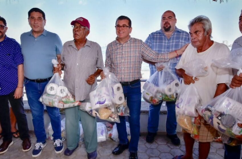  Pescadores de Playa Norte 'pescan' apoyos del gobierno municipal – Punto MX